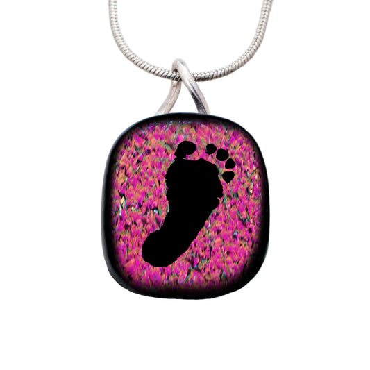 Custom Baby Footprint Necklace | New Mom Keepsake Jewelry Gift