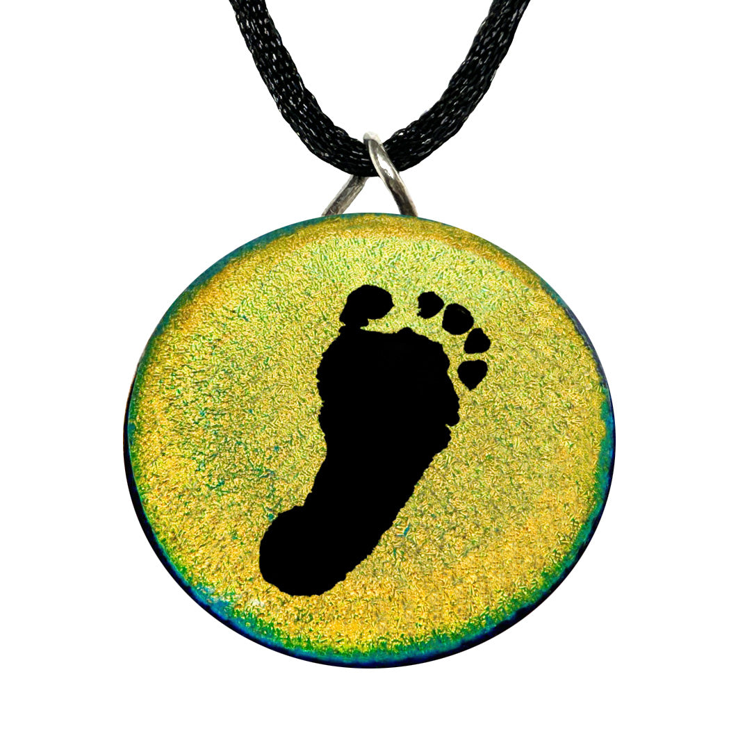 Custom Baby Footprint Necklace | Grandmother Keepsake Jewelry Gift