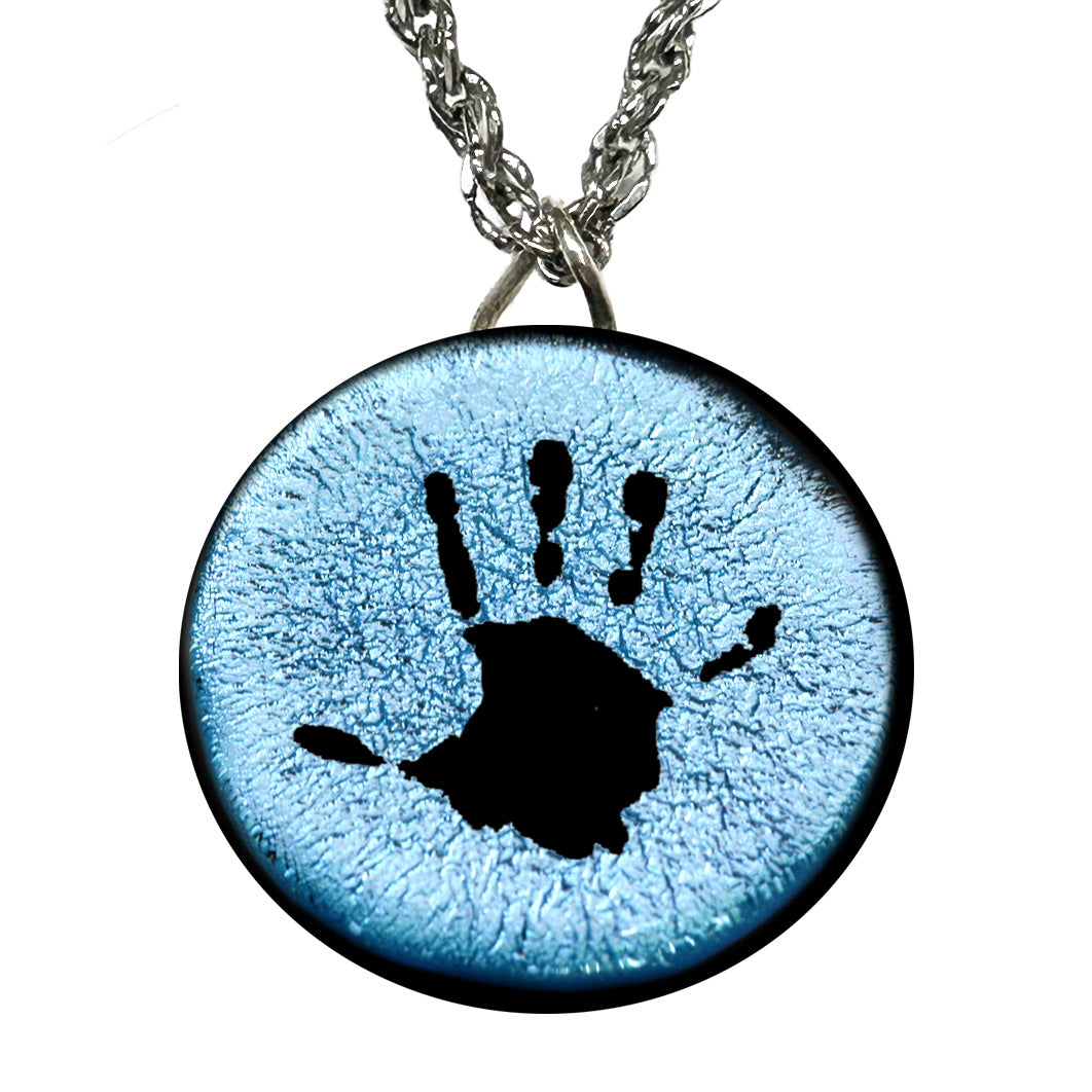 Custom Child Handprint Necklace | Personalized Mom Keepsake Jewelry