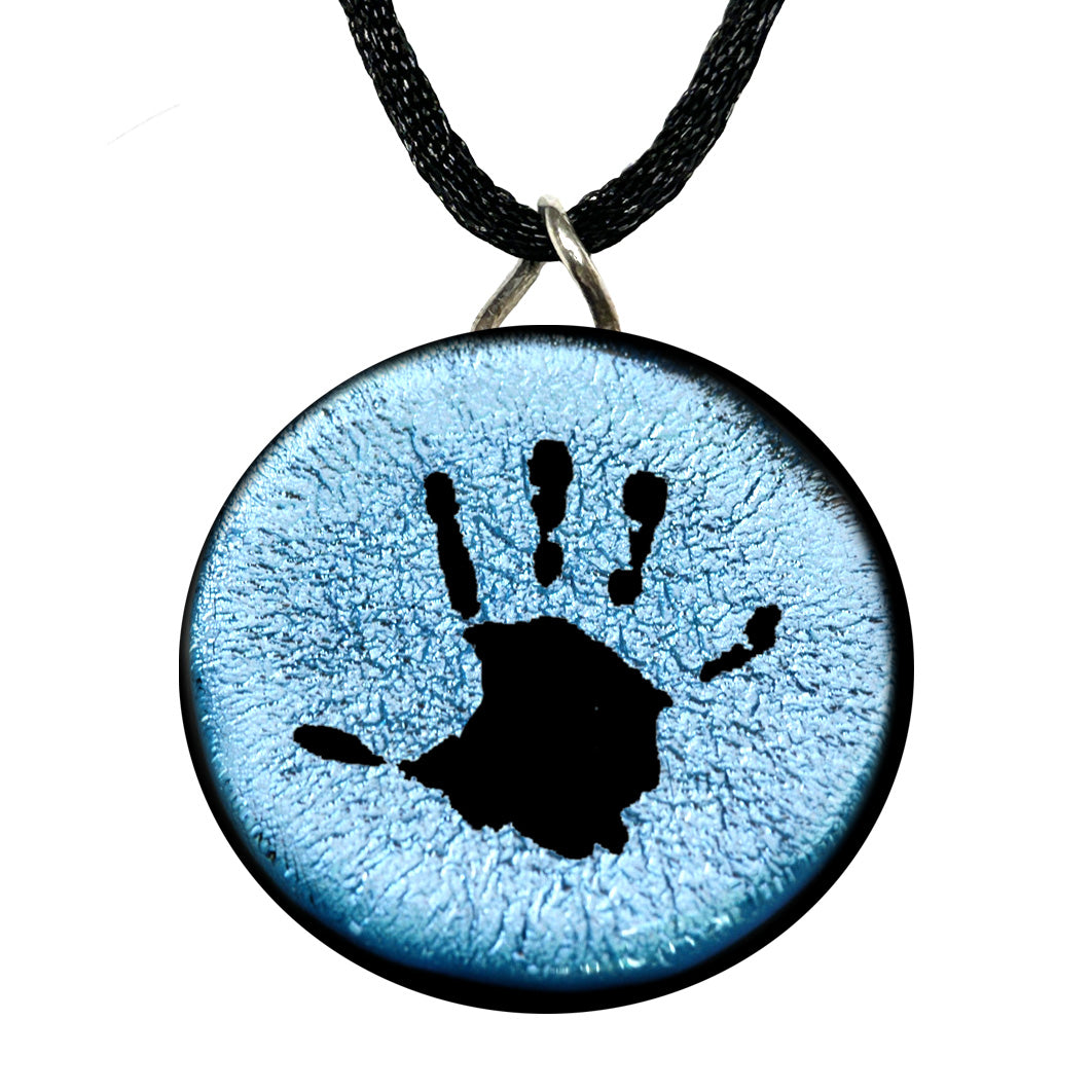 Custom Child Handprint Necklace | Personalized Mom Keepsake Jewelry